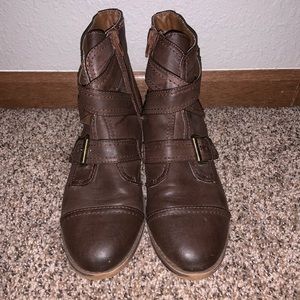 Forever 21 brown booties